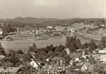 Looking Towards Arch Bridge 1937 Looking Towards Arch Bridge 1937